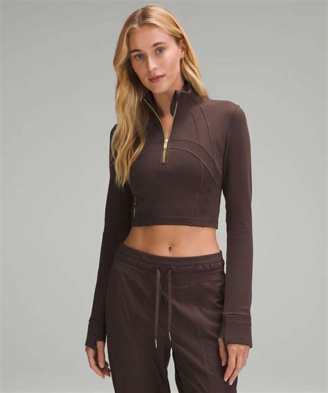 lululemon cropped quarter zip